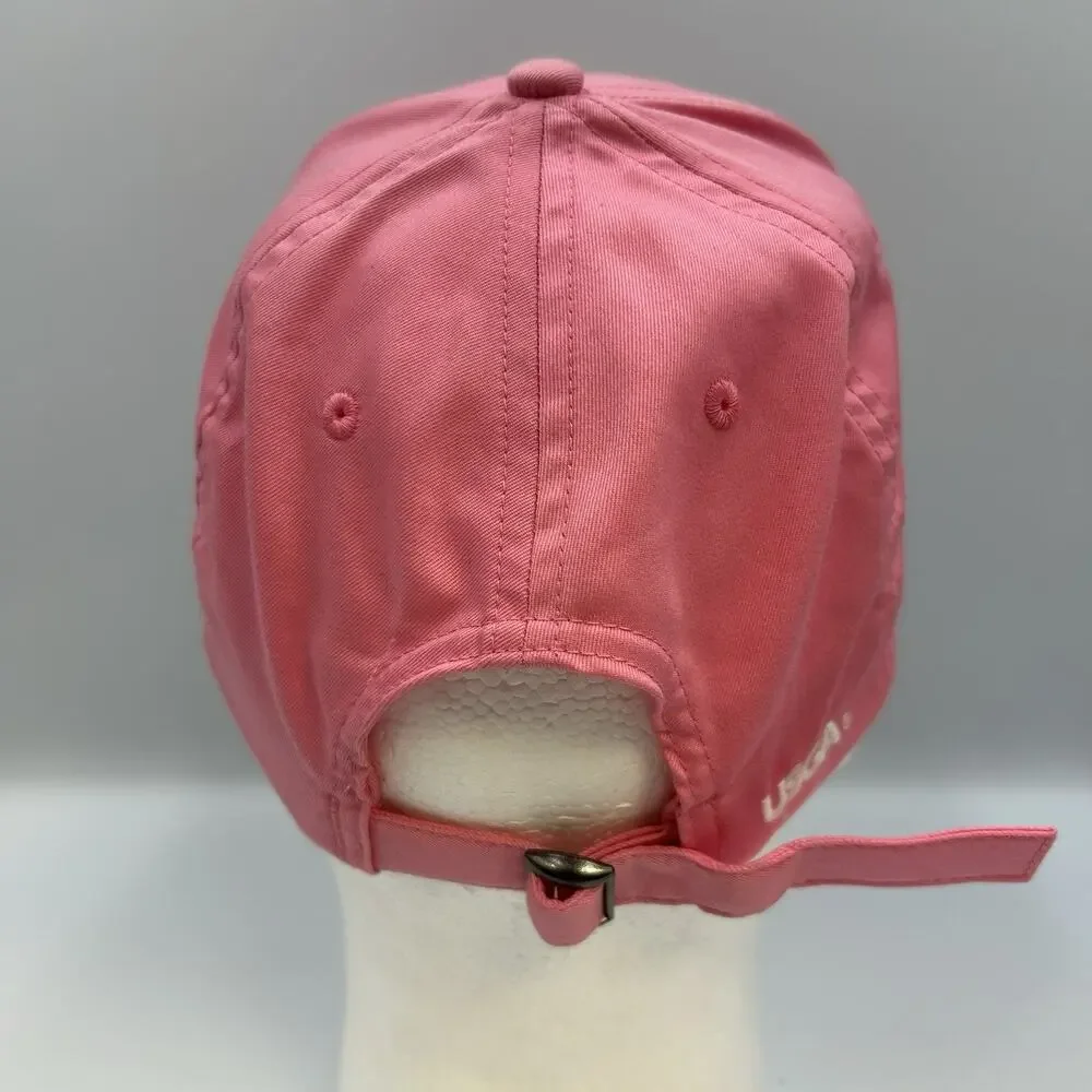 US Open 2017 Erin Hills USGA Member Pink Golf Hat Cap Adjustable Strap Casual